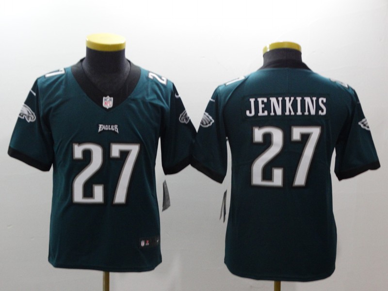 Youth Philadelphia Eagles #27 Jenkins green Nike NFL jerseys